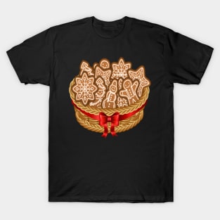 Christmas cake basket T-Shirt